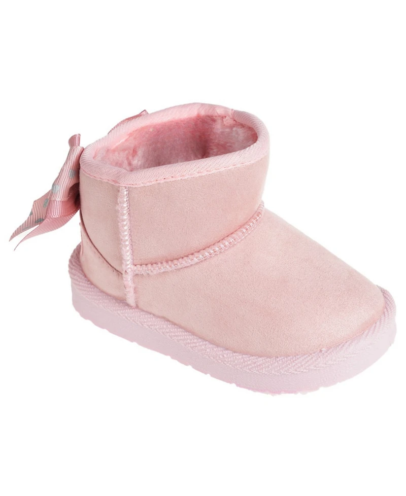 Bebe Girls' Toddler 5T-10T Bow Detail Winter Boots
