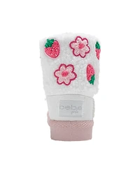 Bebe Girls' Toddler 5T-10T Embroidered Winter Boots