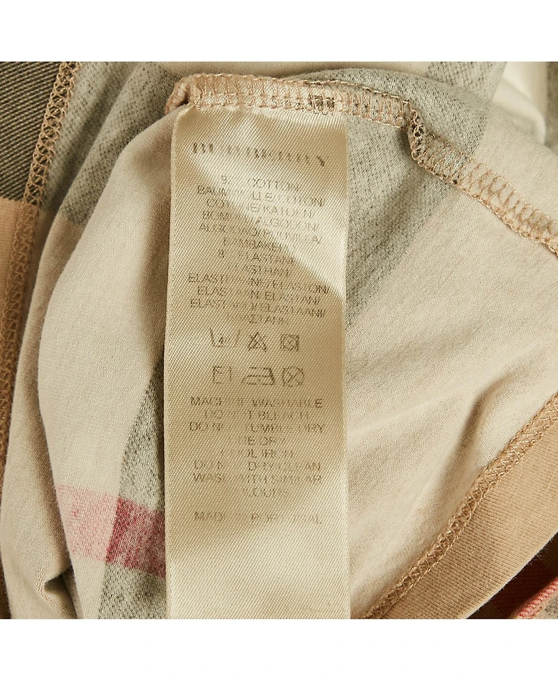 Pre-Owned Burberry Women's Brit Light Giant Check Cotton Knit Top