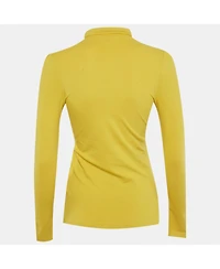 Pre-Owned Burberry Women's Brit Logo Foil Print Cotton Polo T-Shirt