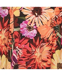 Pre-Owned Stella Mccartney Women's Multicolor Flower Print Silk Midi Skirt