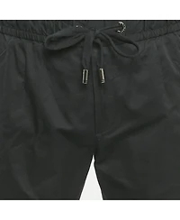 Pre-Owned Dolce & Gabbana Men's Black Stretch Cotton Jogging Pants