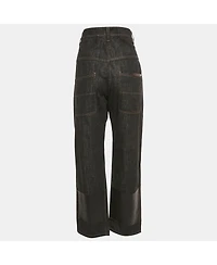 Pre-Owned Brunello Cucinelli Women's Black Denim Straight Leg Jeans