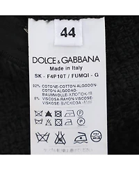 Pre-Owned Dolce & Gabbana Women's Black Tweed Maxi Skirt