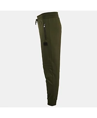 Pre-Owned Balmain Men's Green Jersey Pintuck Detail Track Pants
