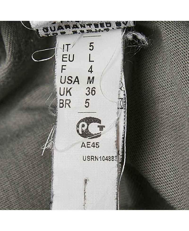 Pre-Owned Dolce & Gabbana Women's Black And Beige Dice Key Printed Silk Short Sleeve Top