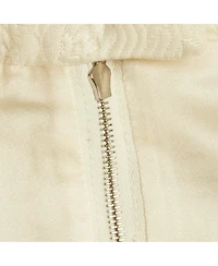 Pre-Owned Dolce & Gabbana Women's White Floral Print Cotton Blend Short Skirt