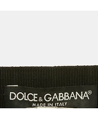 Pre-Owned Dolce & Gabbana Women's Black Crepe Pleated Mini Skirt