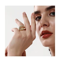 Sohi Women's The Mollusks Statement Ring