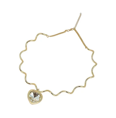 Women's The Coil-Coeur Collar Necklace - California Gold