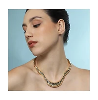 Women's The Hammered-Horn Collar Necklace - California Gold