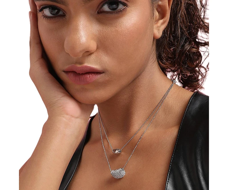 Sohi Women's Bling Bean Multi-Strand Necklace