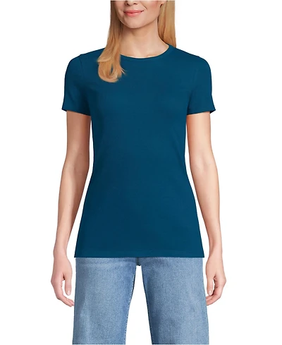 Lands' End Women's Micro Rib T-Shirt