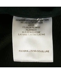 Pre-Owned Balenciaga Women's Black And Pink Gabardine Asymmetrical Overlap Pencil Skirt