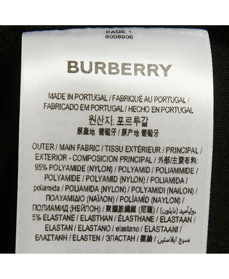 Pre-Owned Burberry Women's Tb Embroidered Crepe Gresham Drawstring Trousers