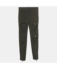 Pre-Owned Burberry Women's Jersey Zip Detail Cut-Out Pants