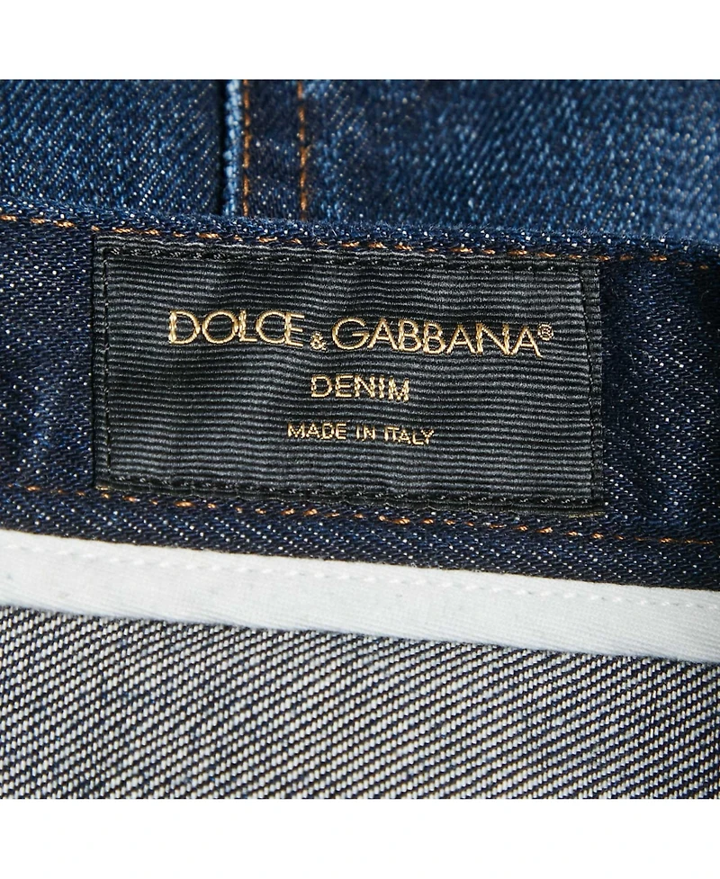 Pre-Owned Dolce & Gabbana Women's Denim Raw Edge Detail Shorts