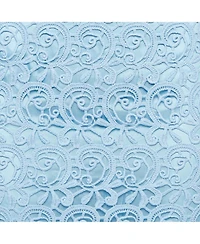 Pre-Owned Burberry Women's Pale Blue Lace Pencil Skirt