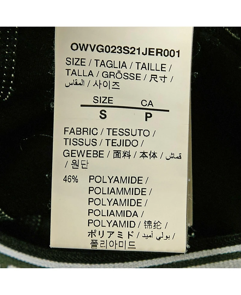 Pre-Owned Off-White Women's Grey Athleisure Botanical Print Jersey Leggings