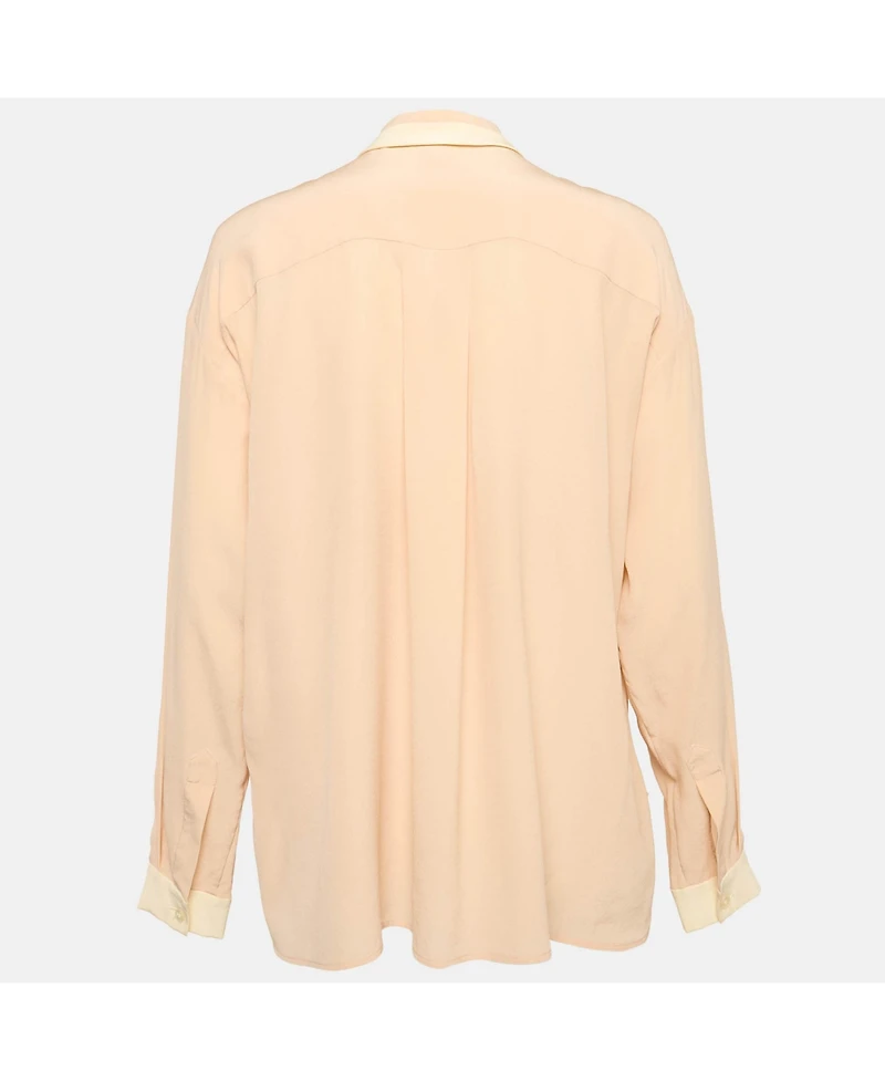Pre-Owned Stella Mccartney Women's Pink Silk Long Sleeve Shirt