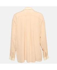 Pre-Owned Stella Mccartney Women's Pink Silk Long Sleeve Shirt