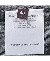 Pre-Owned Stella Mccartney Women's Grey Knit Long Sleeve V Neck Sweater