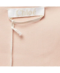 Pre-Owned Chloe Women's Floral Print Silk Ruffled Boho Kaftan Blouse