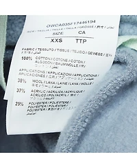 Pre-Owned Off-White Women's Blue Cotton Wide Leg Sweatpants