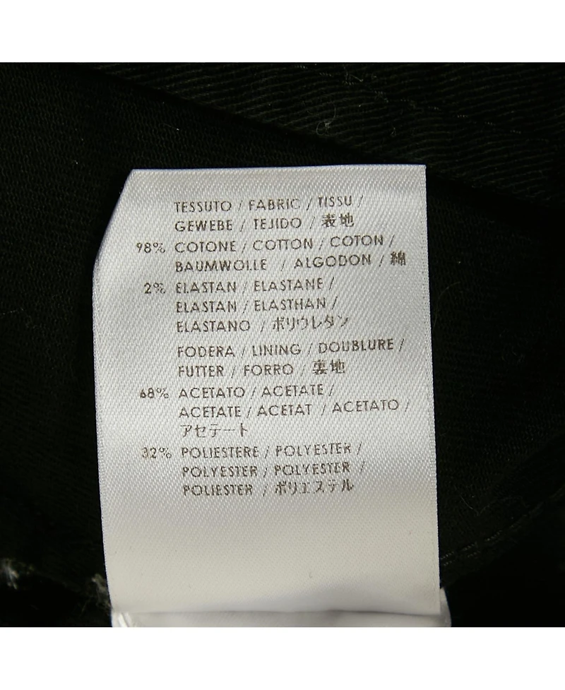 Pre-Owned Stella Mccartney Women's Black/blue Denim And Velvet Jeans