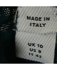 Pre-Owned Burberry Women's Denim And Mesh Bustier Corset Top