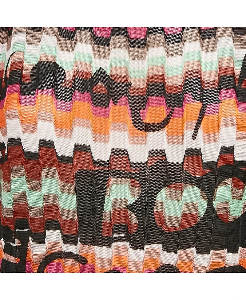 Pre-Owned Missoni Women's Beige Striped Sequin Tank Top