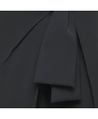 Pre-Owned Chloe Women's Black Crepe Tie-Up Detail Trousers