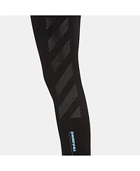 Pre-Owned Off-White Women's Black Logo Intarsia Knit Active Wear Leggings