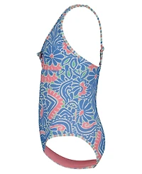 Roxy Girls' 7-16 Floral One-Piece Swimsuit