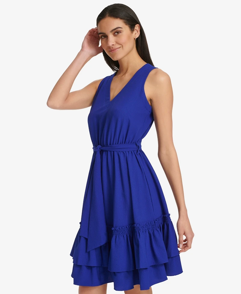 Calvin Klein Women's V-Neck Short Dress