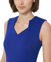 Calvin Klein Women's V-Neck Short Dress