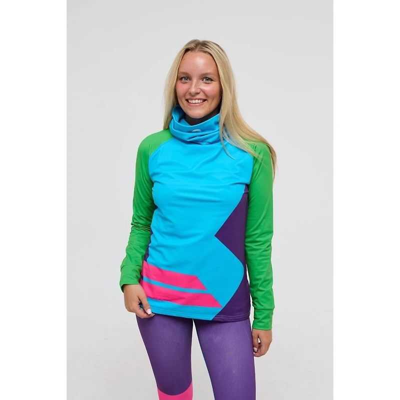 Oosc Women's High Neck Baselayer Top - Powder Hound