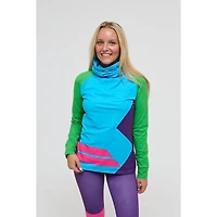 Oosc Women's High Neck Baselayer Top - Powder Hound