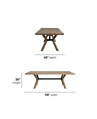 Furniture 40" Millwork Dining Table