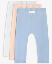 First Impressions Baby Boys' Traffic Patrol Cotton Pants, 3-Pack, Macy's Exclusive