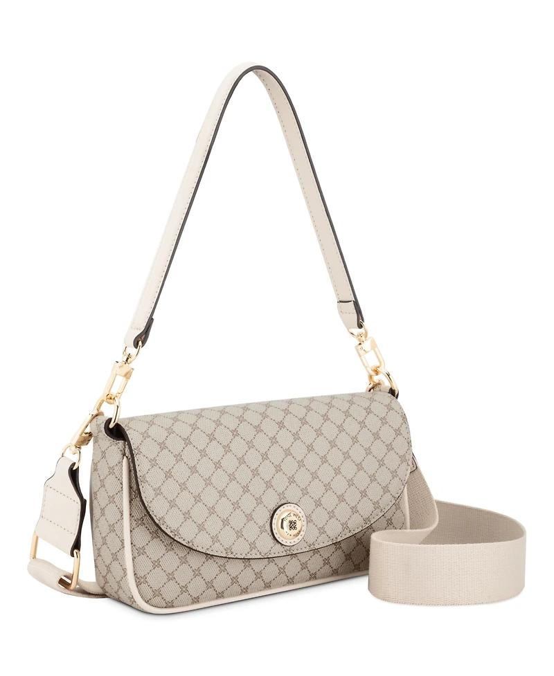 Nine West Women's Rigina Flap Shoulder Crossbody Bag