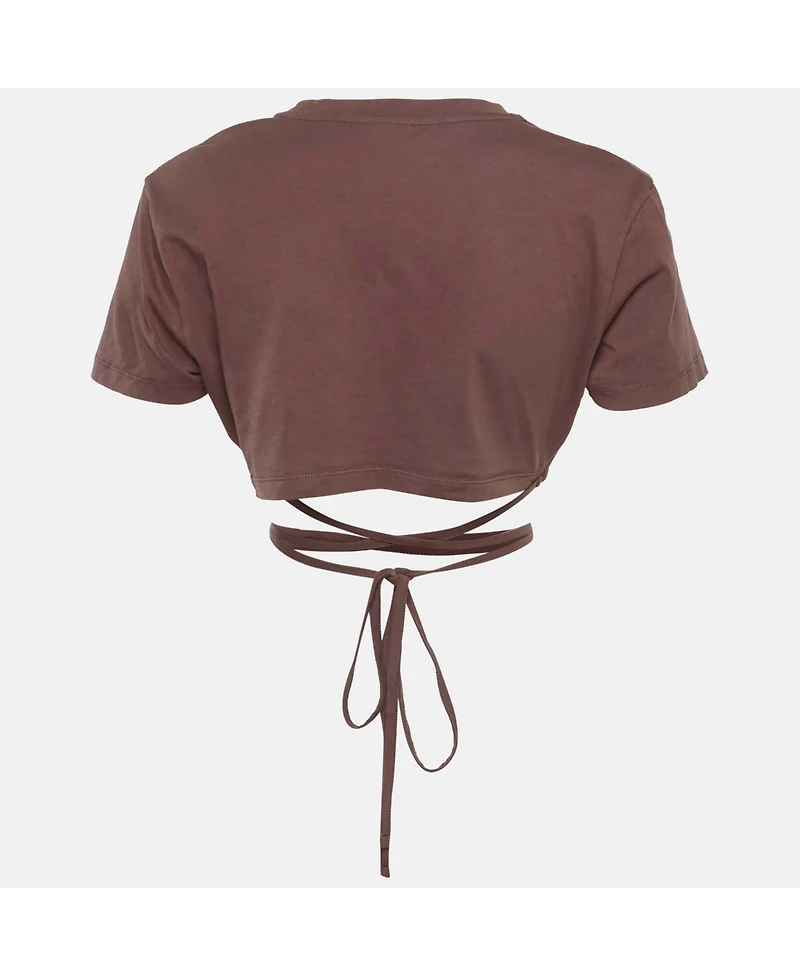 Pre-Owned Jacquemus Women's Jersey Le Baci Crop Top