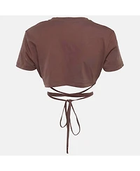 Pre-Owned Jacquemus Women's Jersey Le Baci Crop Top