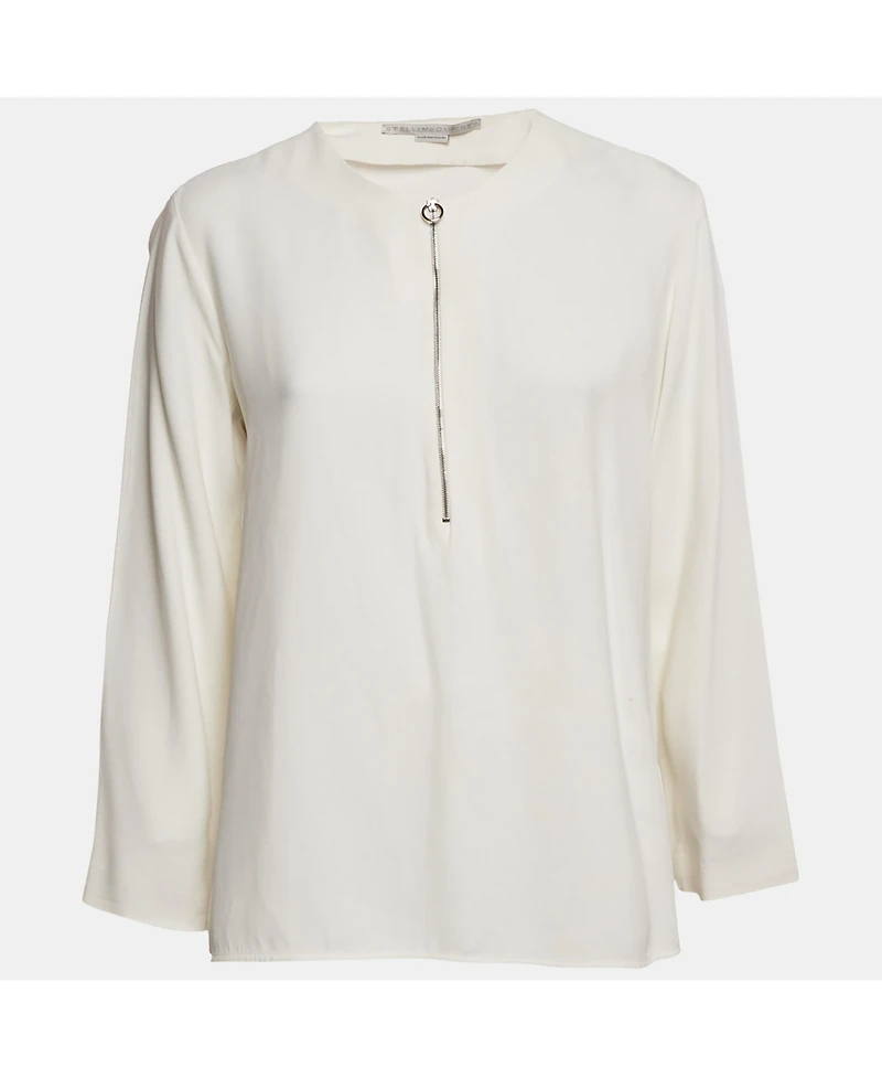 Pre-Owned Stella Mccartney Women's Crepe Long Sleeve Top