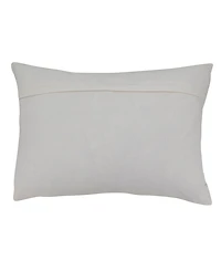 Saro Lifestyle Beaded Band Decorative Pillow Cover, 14" x 20"