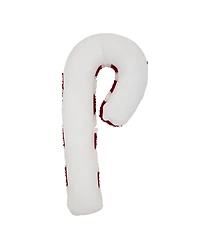 Saro Lifestyle Candy Cane Twist Poly Filled Decorative Pillow, 9" x 22"