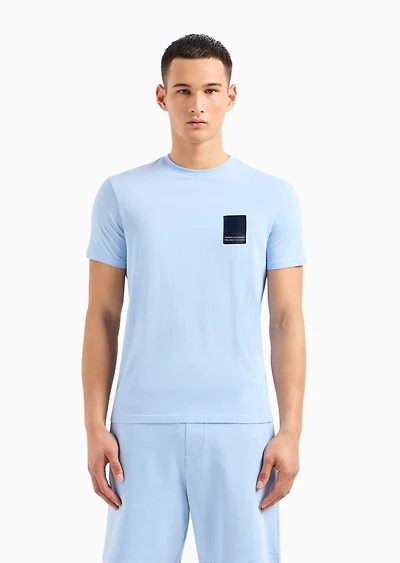 A|X Armani Exchange Men's Limited Edition Milano Logo Patch T-Shirt