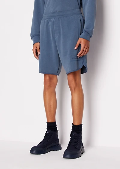 A|X Armani Exchange Men's Stretch Ax Logo Shorts