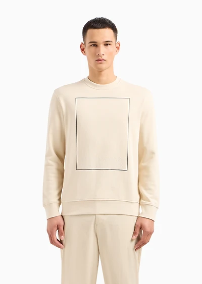 A|X Armani Exchange Men's Limited Edition Milano Box Logo Sweatshirt