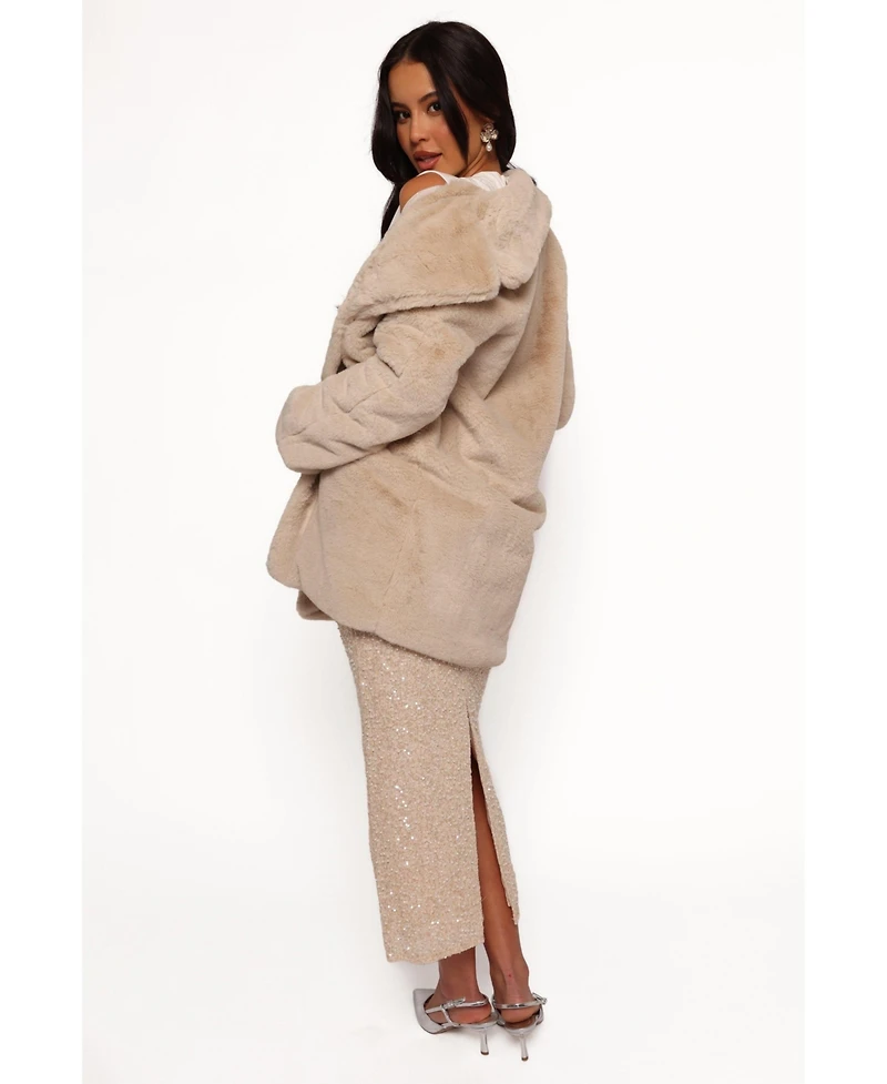 Petal and Pup Women's Meeka Faux Fur Jacket